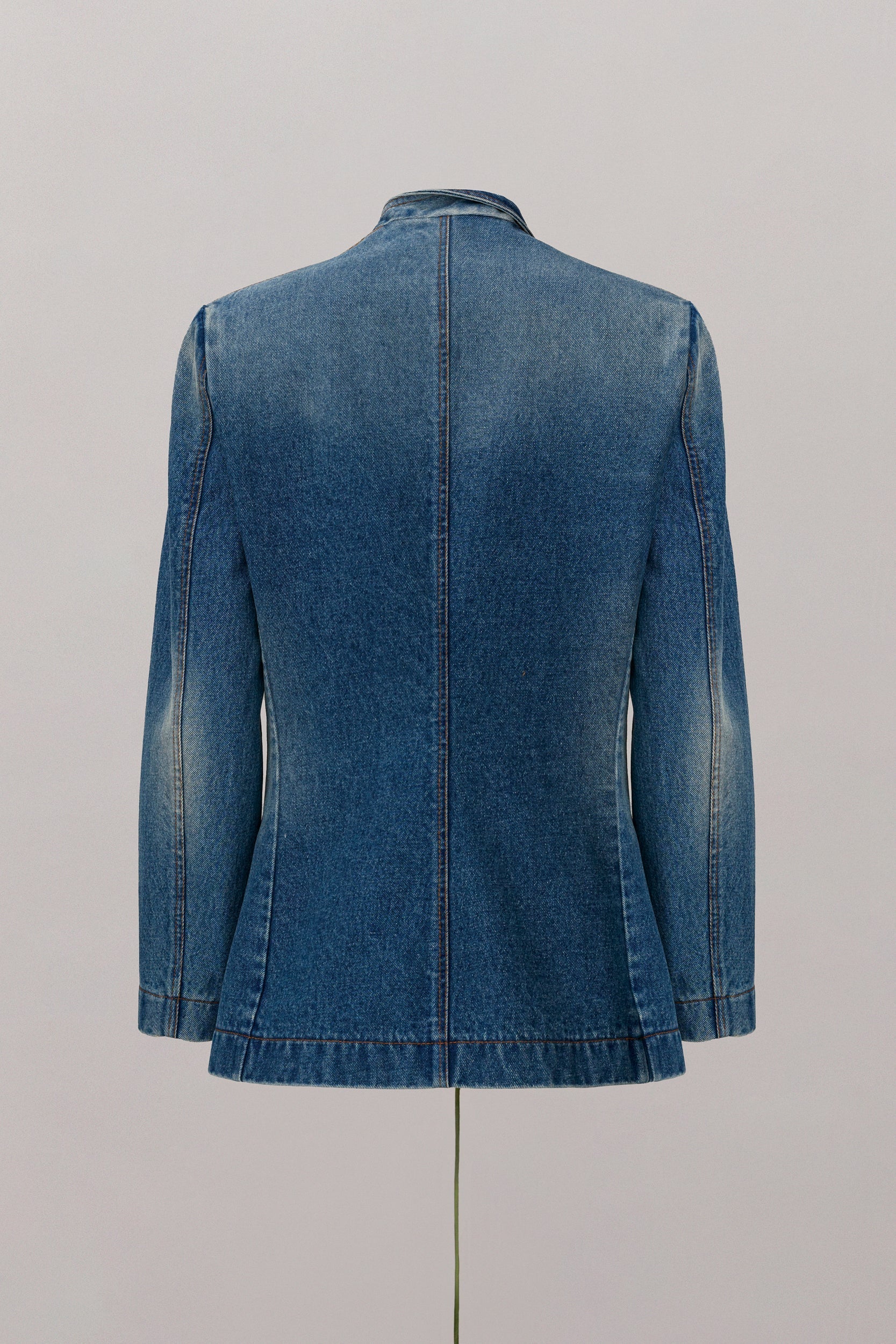 Carnivorous Rose Denim Blazer